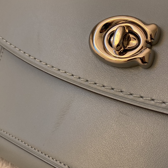 Authentic Coach Parker Bag with Silver Hardware - Picture 3 of 6